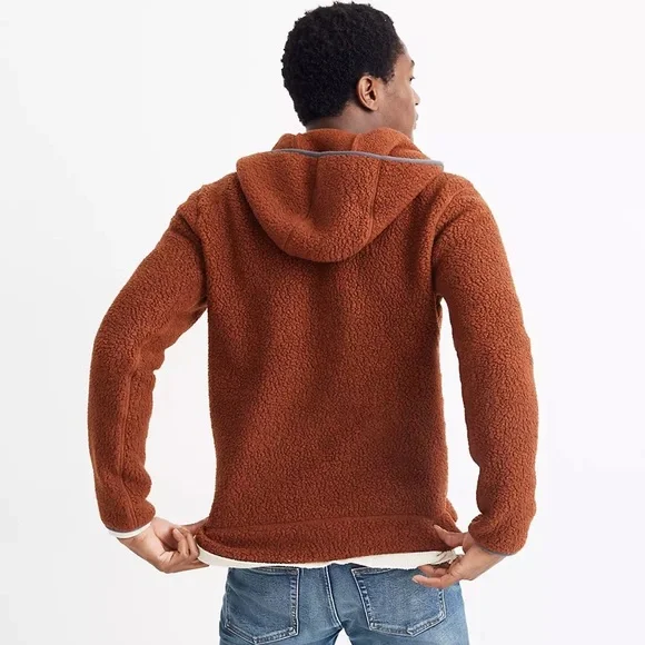 Madewell Polartec Fleece Hoodie Jacket Size XL - Picture 2 of 11